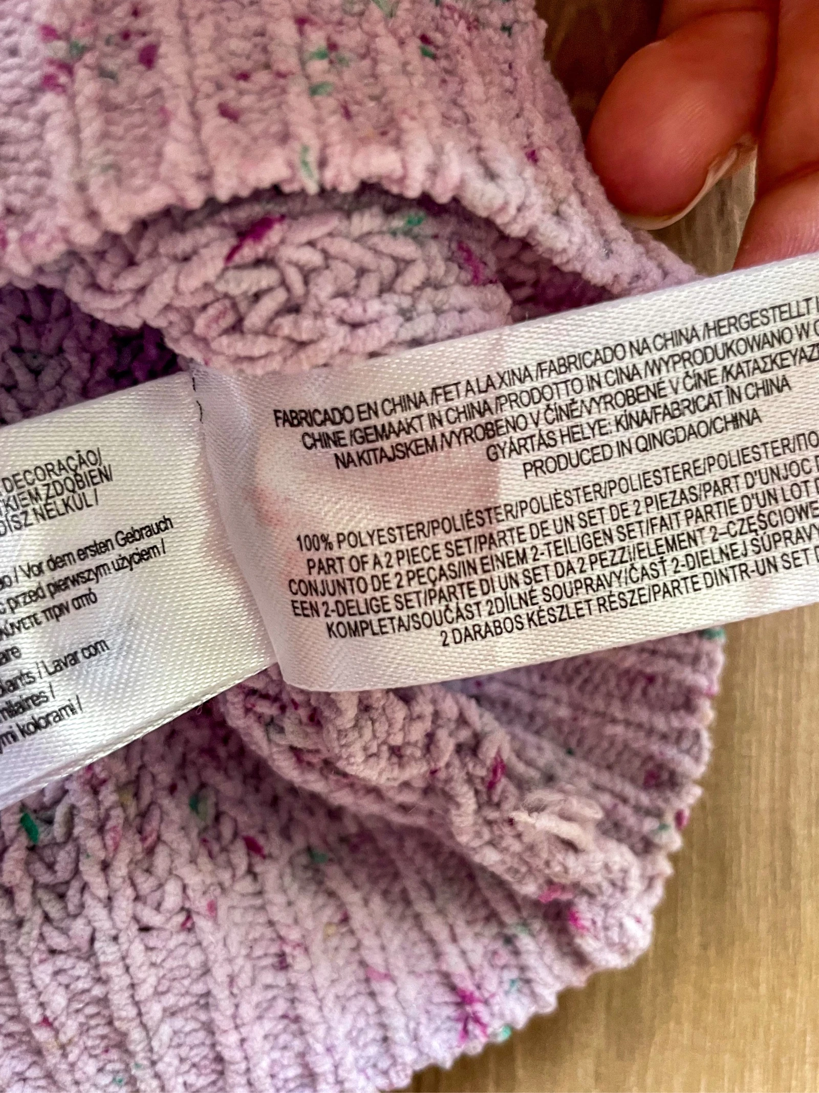 Purple unicorn knit dress from Primark size 3-6 months – photo 6